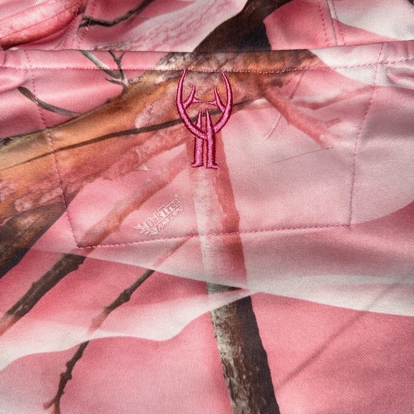 Huntworth Pink Camouflage Hoodie - Picture 4 of 5